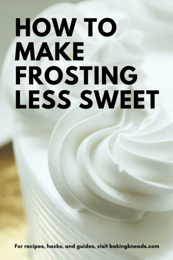 When it comes to frosting, less is more.
