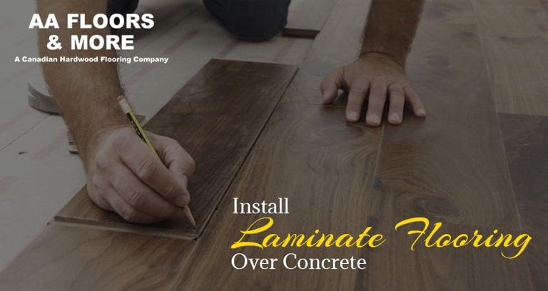 You can now install your flooring of choice over the newly cleaned cement.