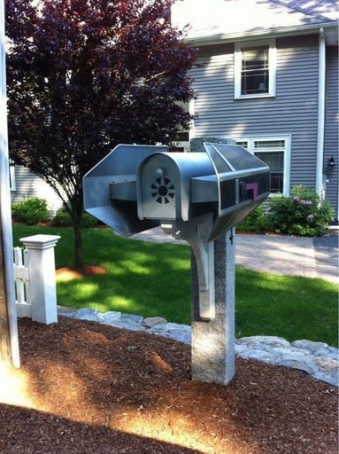 You can paint your mailbox to make it look nicer.