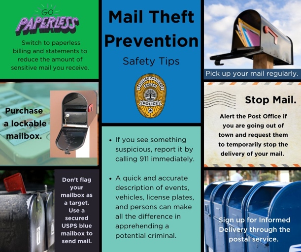 You can prevent mail theft by going paperless.