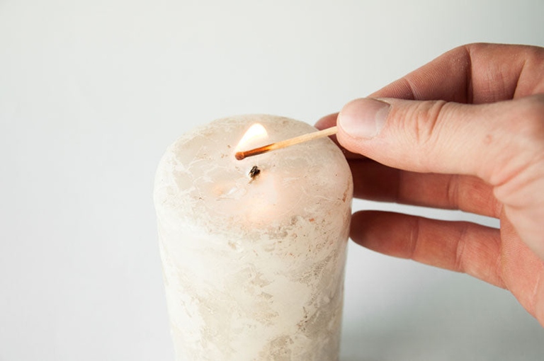 You can still light your candle with matches. If you don't have a lighter on hand, no problem!